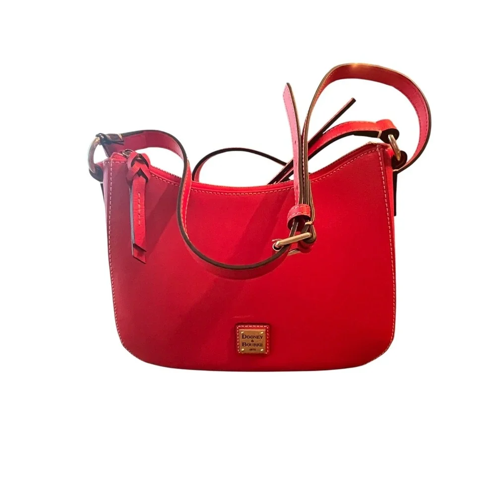 NWT Dooney & Bourke‎ Saffiano Leather Small Kiley Crossbody Color Tomato